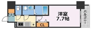 MELDIA CREST TAPP NAMBA-WESTの物件間取画像